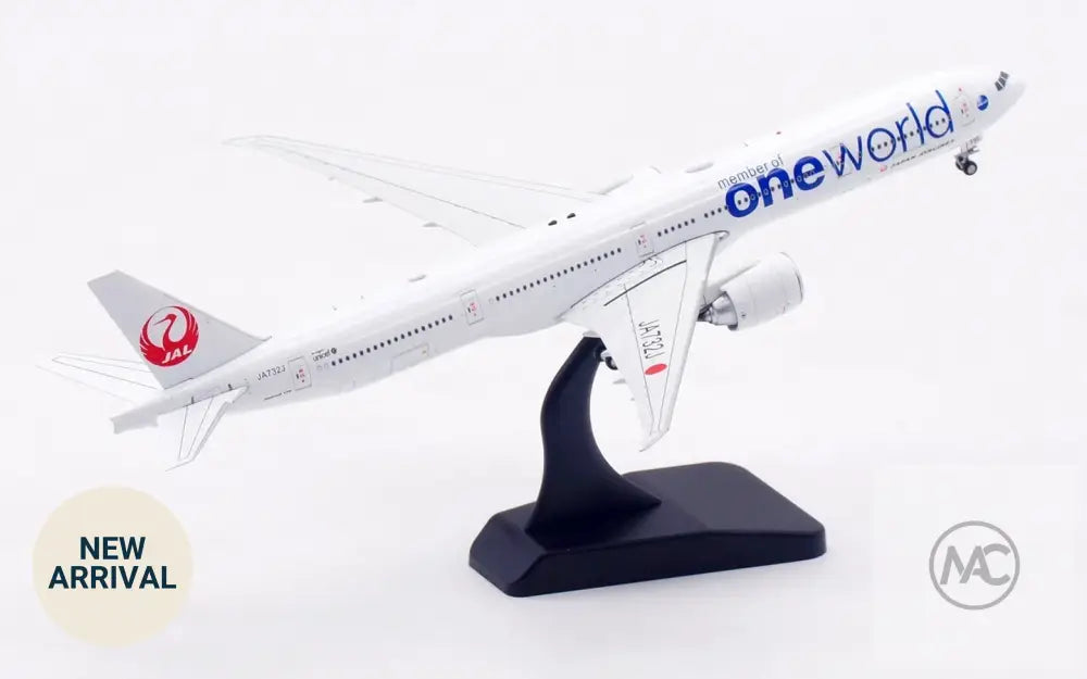 JL | 日本航空 Japan Airlines Boeing 777-346ER「Oneworld」JA732J 1:400 Aviation400 飛機模型（可拆卸起落架） - 1:400 Aircraft Scale Model