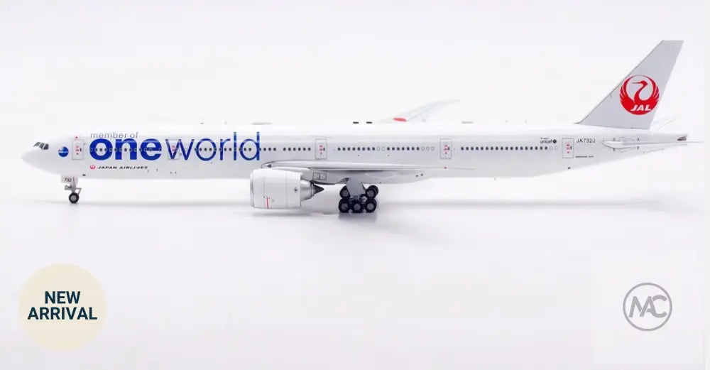 JL | 日本航空 Japan Airlines Boeing 777-346ER「Oneworld」JA732J 1:400 Aviation400 飛機模型（可拆卸起落架） - 1:400 Aircraft Scale Model