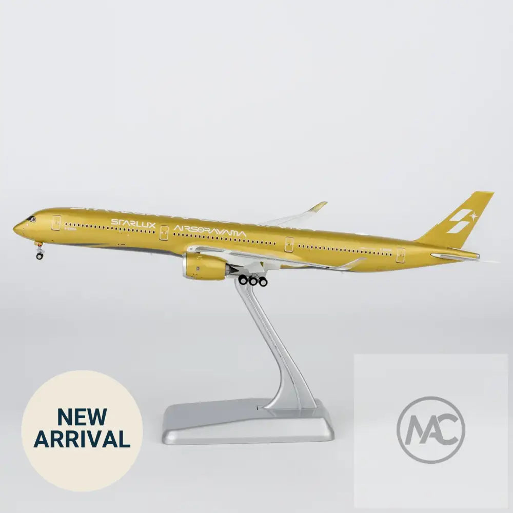 JX｜星宇航空 STARLUX Airlines Airbus A350-1000 B-58554 AIRSORAYAMA Gold 金色 1:400｜NG Models ULTIMATE 57047 - Aircraft Model