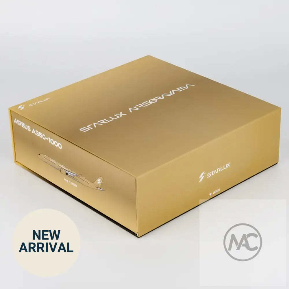 JX｜星宇航空 STARLUX Airlines Airbus A350-1000 B-58554 AIRSORAYAMA Gold 金色 1:400｜NG Models ULTIMATE 57047 - Aircraft Model