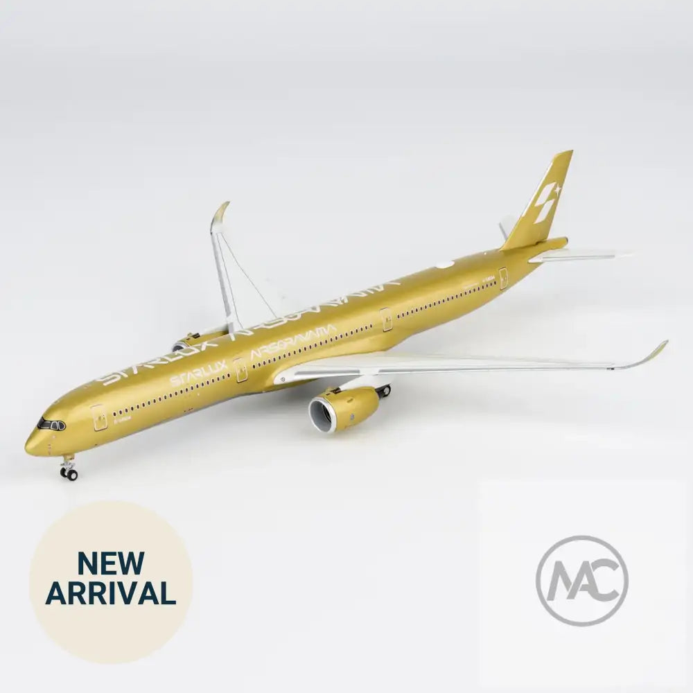 JX｜星宇航空 STARLUX Airlines Airbus A350-1000 B-58554 AIRSORAYAMA Gold 金色 1:400｜NG Models ULTIMATE 57047 - Aircraft Model