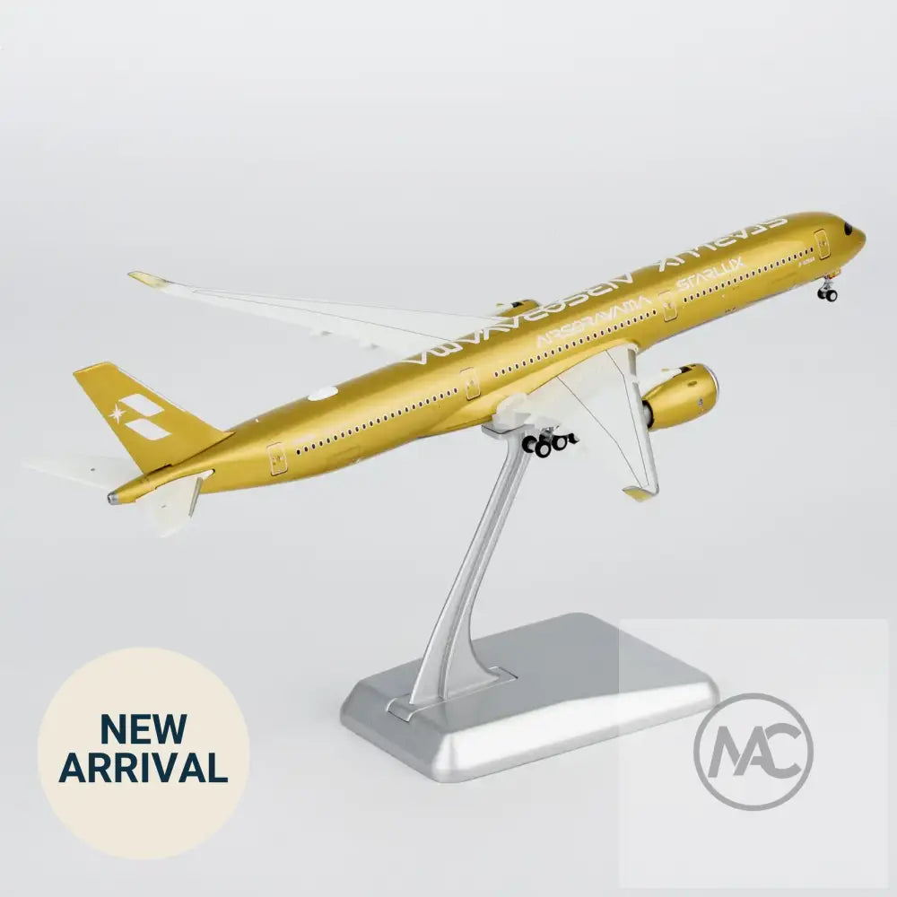 JX｜星宇航空 STARLUX Airlines Airbus A350-1000 B-58554 AIRSORAYAMA Gold 金色 1:400｜NG Models ULTIMATE 57047 - Aircraft Model