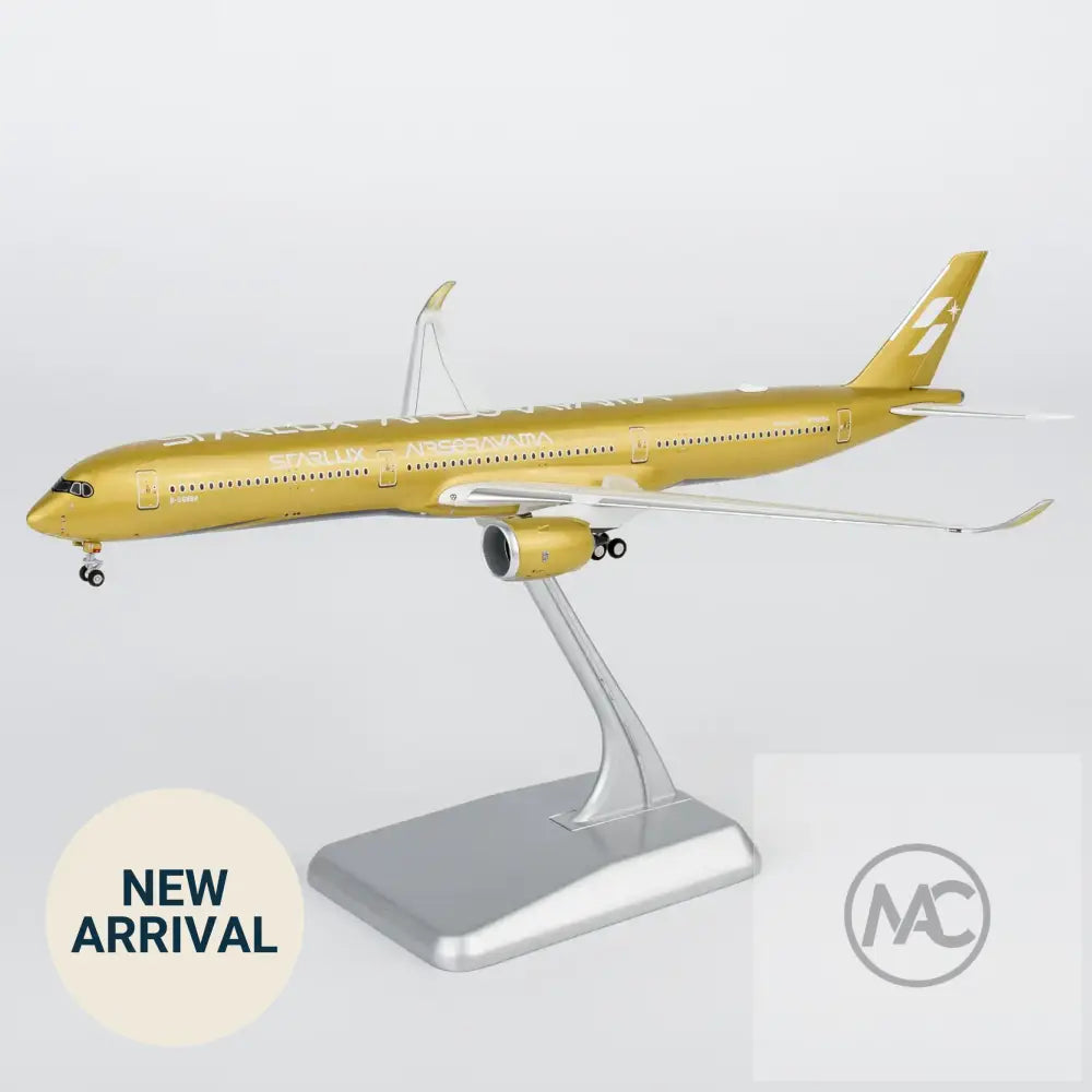 JX｜星宇航空 STARLUX Airlines Airbus A350-1000 B-58554 AIRSORAYAMA Gold 金色 1:400｜NG Models ULTIMATE 57047 - Aircraft Model