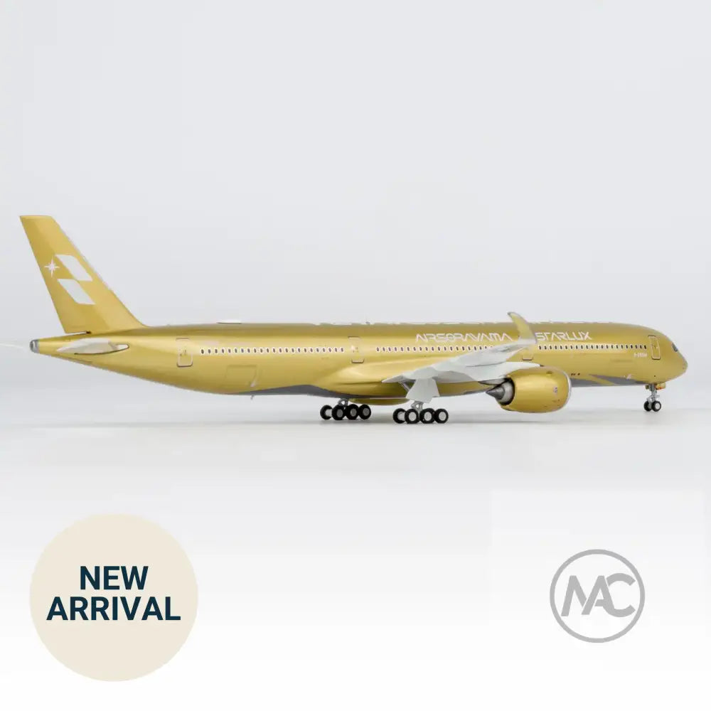 JX｜星宇航空 STARLUX Airlines Airbus A350-1000 B-58554 AIRSORAYAMA Gold 金色 1:400｜NG Models ULTIMATE 57047 - Aircraft Model