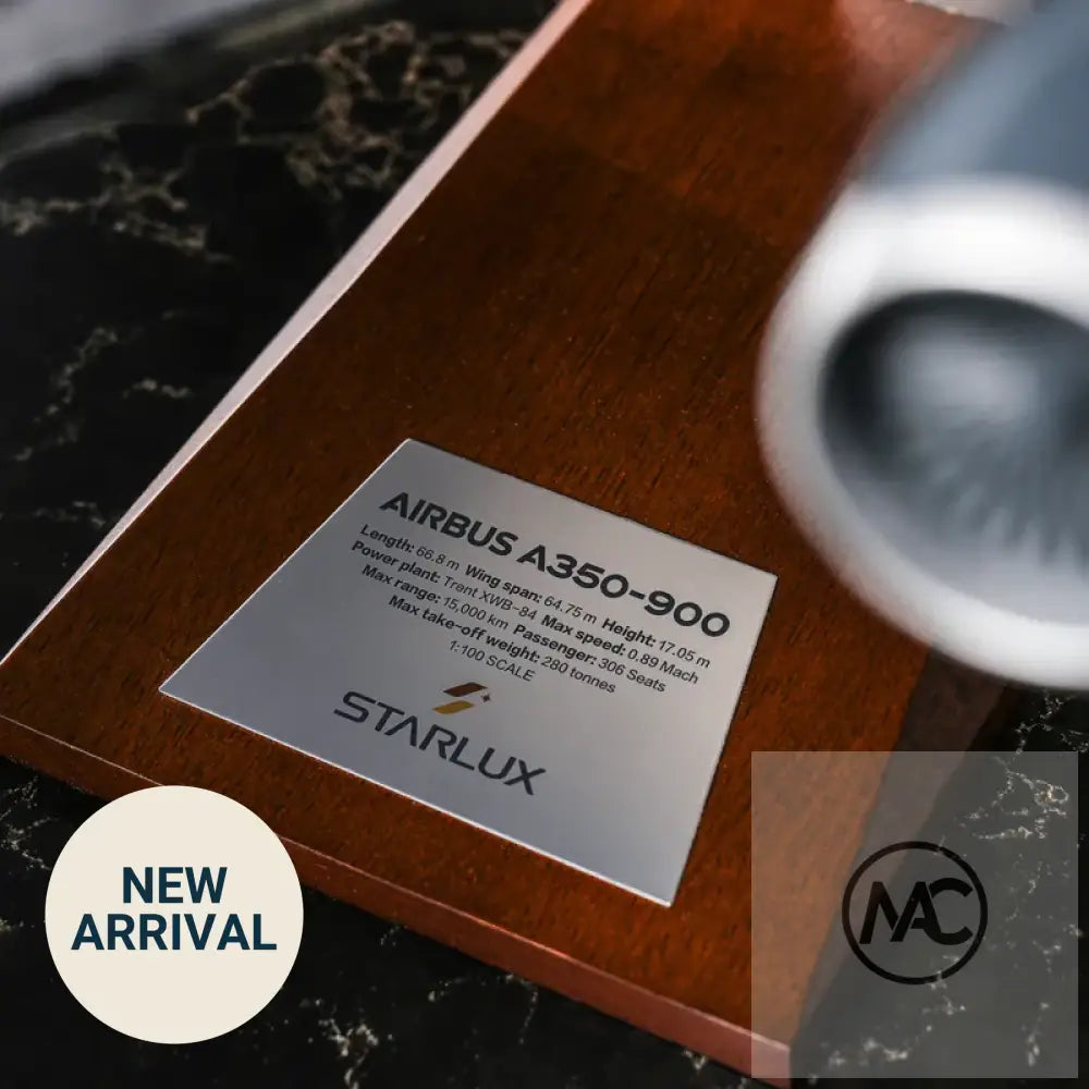 JX | 星宇航空 STARLUX Airlines Airbus A350-900 1:100 展示模型 B-58501 - Airplane Model