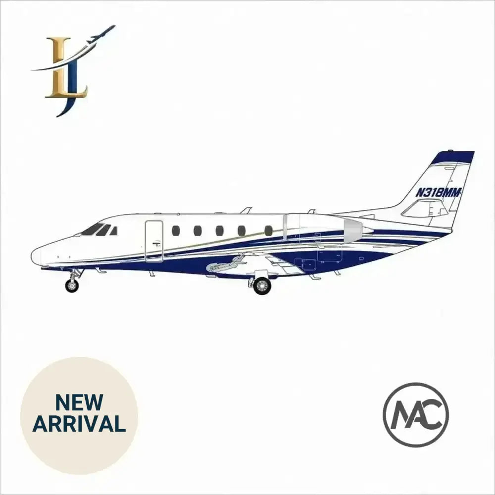 Legacy Jets 1:50 賽斯納 Cessna Citation 560XL 私人公務機 N318MM｜LJ11516-3 - Man‘s Aviation Collectibles (HK)