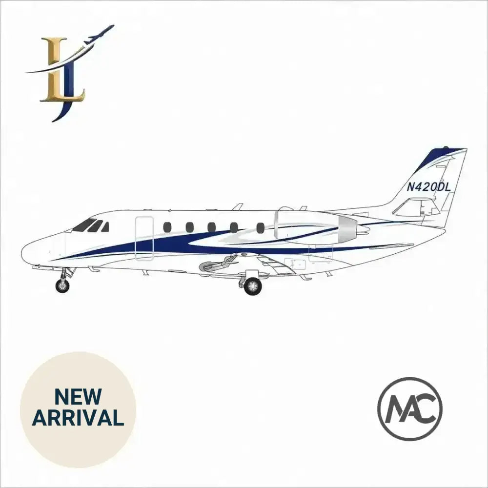 Legacy Jets 1:50 賽斯納 Cessna Citation 560XL 私人公務機 N420DL｜LJ11516-4 - Man‘s Aviation Collectibles (HK)