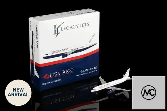 Legacy Jets 1:400 USA 3000 航空 USA 3000 Airlines Airbus A320-200 N261AV｜LJ11516-9 - Man‘s Aviation Collectibles (HK)