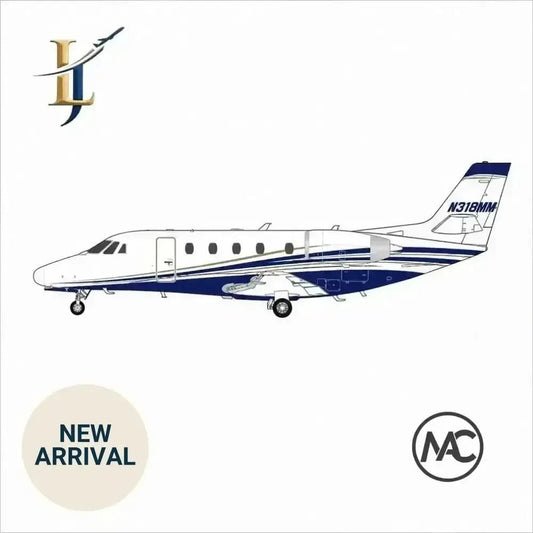 Legacy Jets 1:50 賽斯納 Cessna Citation 560XL 私人公務機 N318MM｜LJ11516-3 - Man‘s Aviation Collectibles (HK)