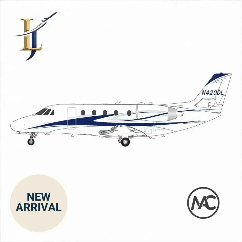 Legacy Jets 1:50 賽斯納 Cessna Citation 560XL 私人公務機 N420DL｜LJ11516-4 - Man‘s Aviation Collectibles (HK)
