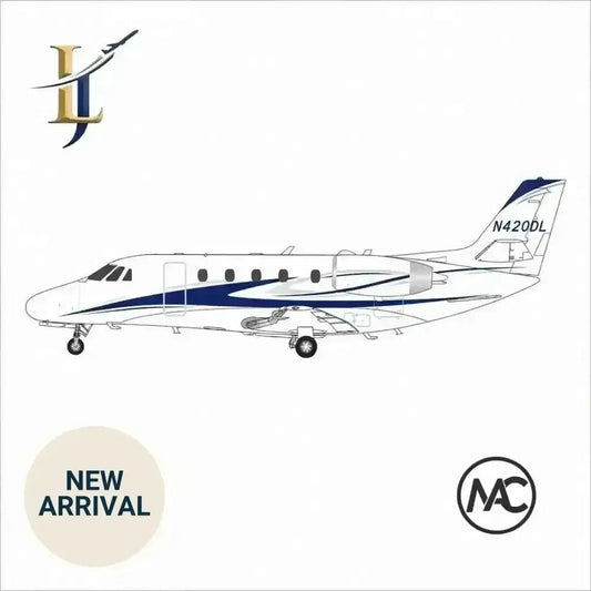 Legacy Jets 1:50 賽斯納 Cessna Citation 560XL 私人公務機 N420DL｜LJ11516-4 - Man‘s Aviation Collectibles (HK)