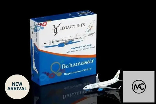 Legacy Jets 巴哈馬航空 Bahamasair Boeing 737-700 C6-BFY 1:400 飛機模型 - Man‘s Aviation Collectibles (HK)