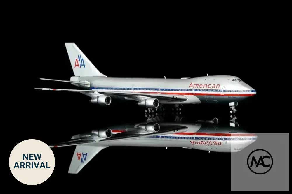 Legacy Jets 美國航空 American Airlines（泛美租借 Leased from Pan Am）Boeing 747-121 N740PA (1:400) - Man‘s Aviation Collectibles (HK)