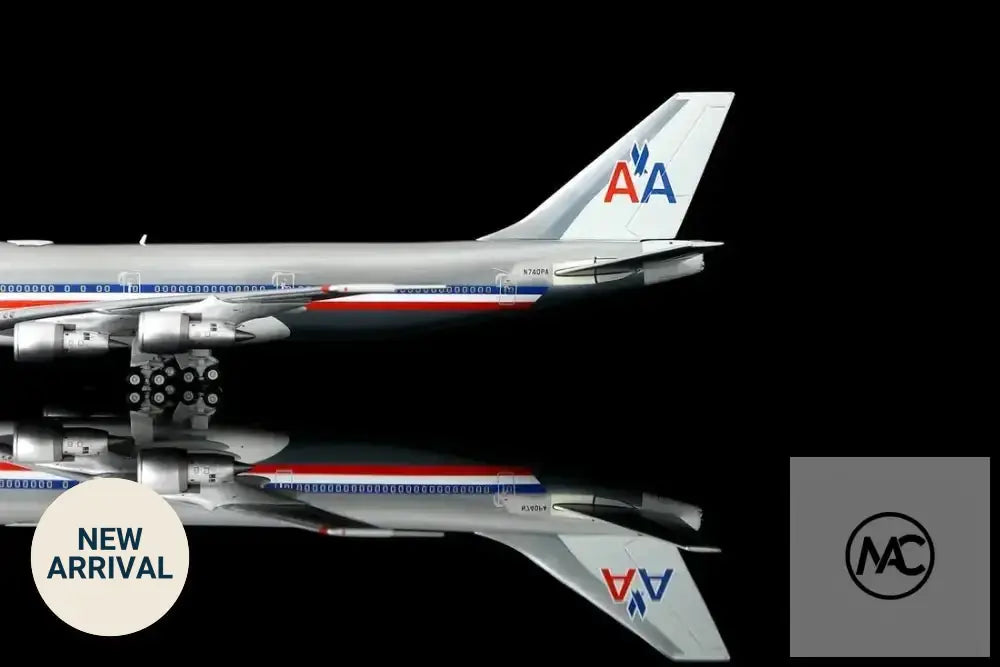 Legacy Jets 美國航空 American Airlines（泛美租借 Leased from Pan Am）Boeing 747-121 N740PA (1:400) - Man‘s Aviation Collectibles (HK)