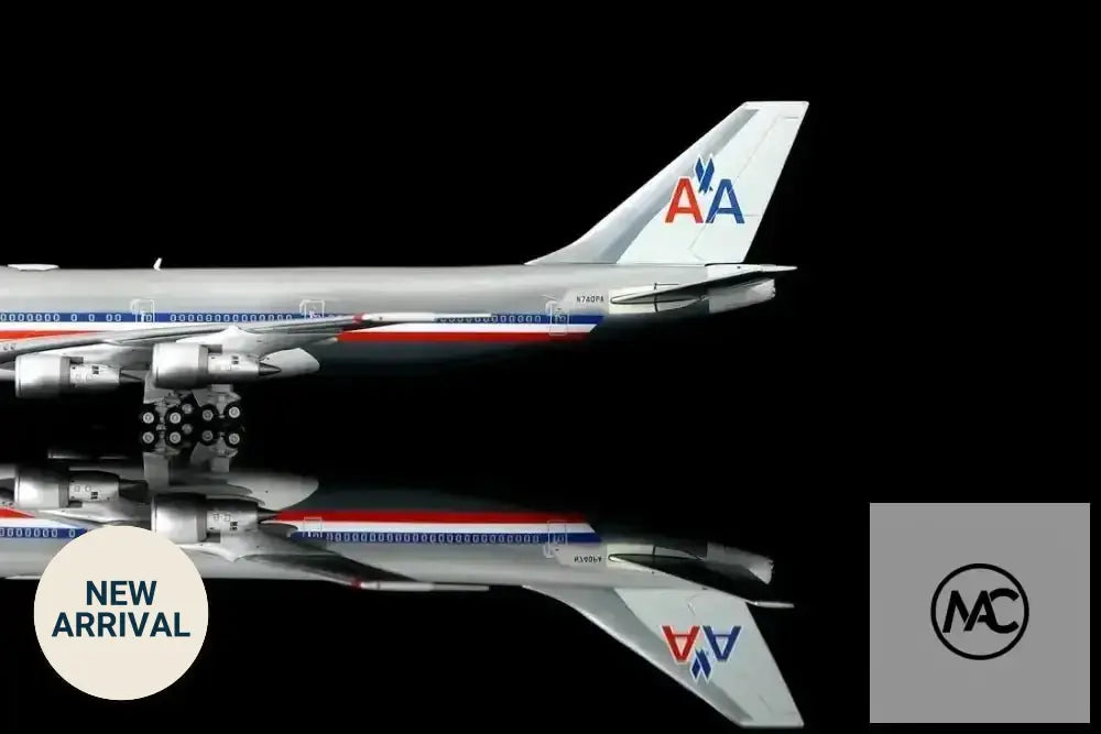 Legacy Jets 美國航空 American Airlines（泛美租借 Leased from Pan Am）Boeing 747-121 N740PA (1:400) - Man‘s Aviation Collectibles (HK)