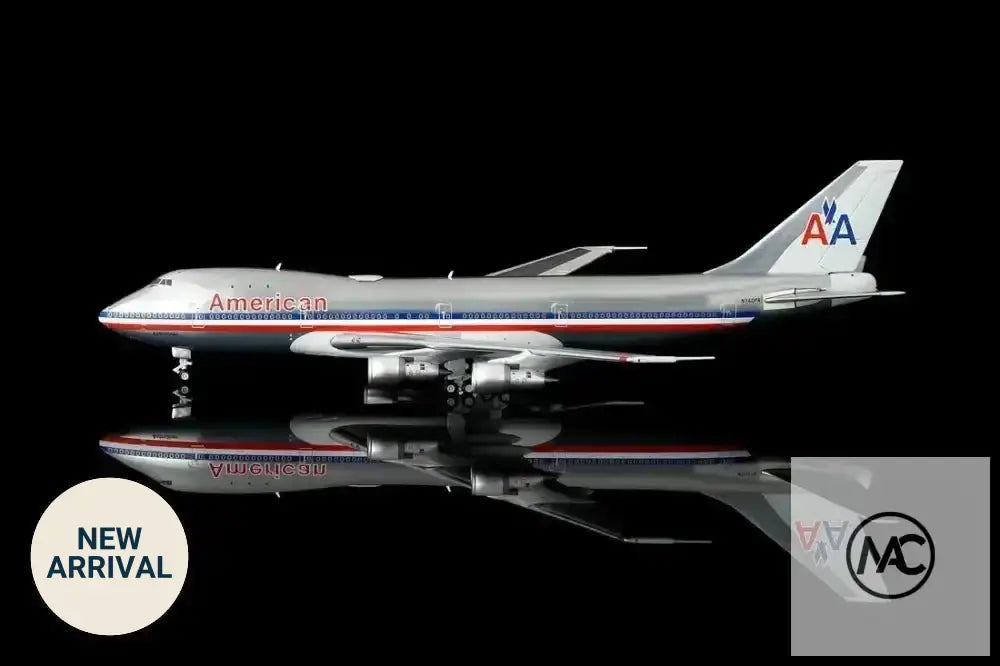 Legacy Jets 美國航空 American Airlines（泛美租借 Leased from Pan Am）Boeing 747-121 N740PA (1:400) - Man‘s Aviation Collectibles (HK)