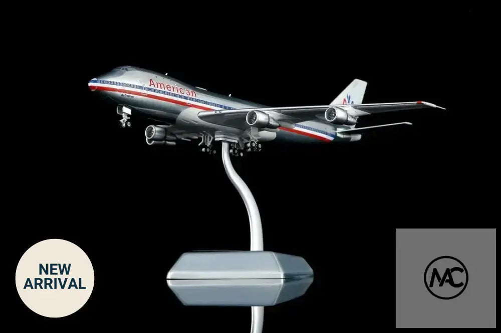 Legacy Jets 美國航空 American Airlines（泛美租借 Leased from Pan Am）Boeing 747-121 N740PA (1:400) - Man‘s Aviation Collectibles (HK)