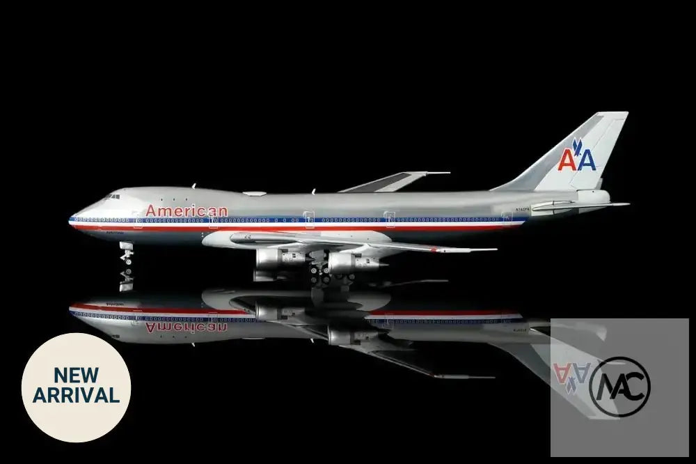 Legacy Jets 美國航空 American Airlines（泛美租借 Leased from Pan Am）Boeing 747-121 N740PA (1:400) - Man‘s Aviation Collectibles (HK)
