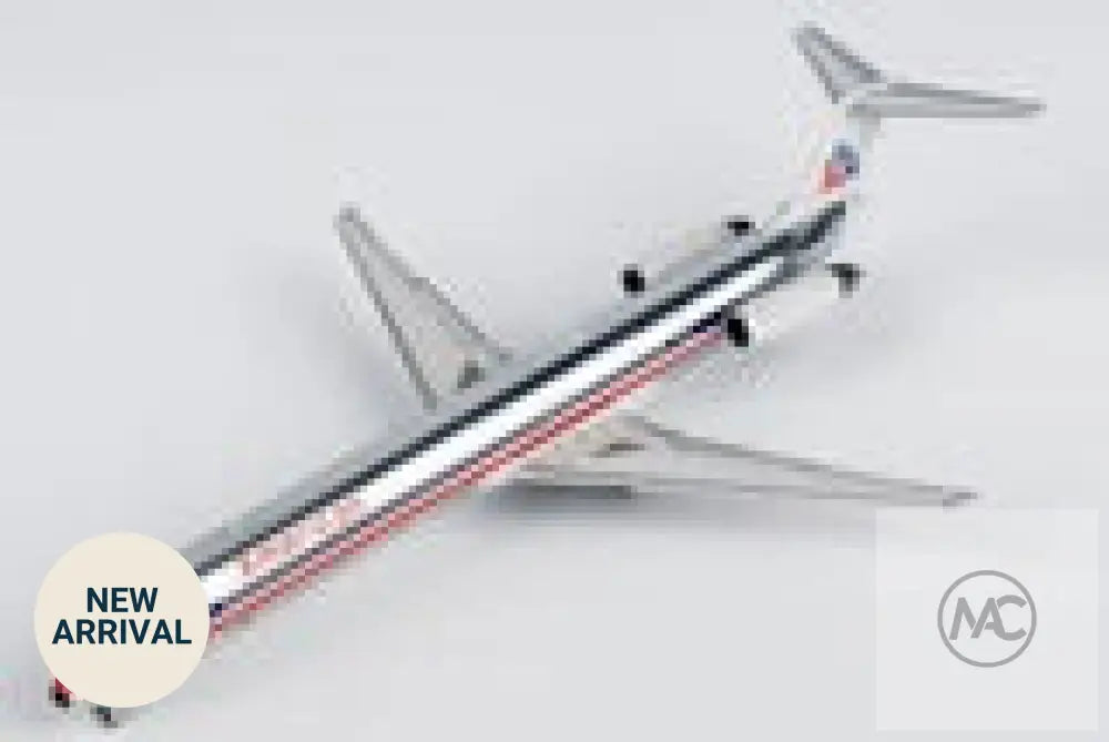 NG Models 1:400 American Airlines McDonnell Douglas MD-82 黑鼻頭 N236AA (NG83008)