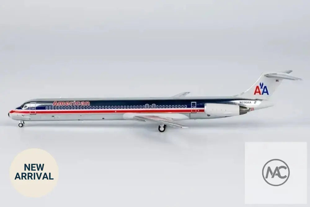 NG Models 1:400 American Airlines McDonnell Douglas MD-82 黑鼻頭 N236AA (NG83008) - Man‘s Aviation Collectibles (HK)