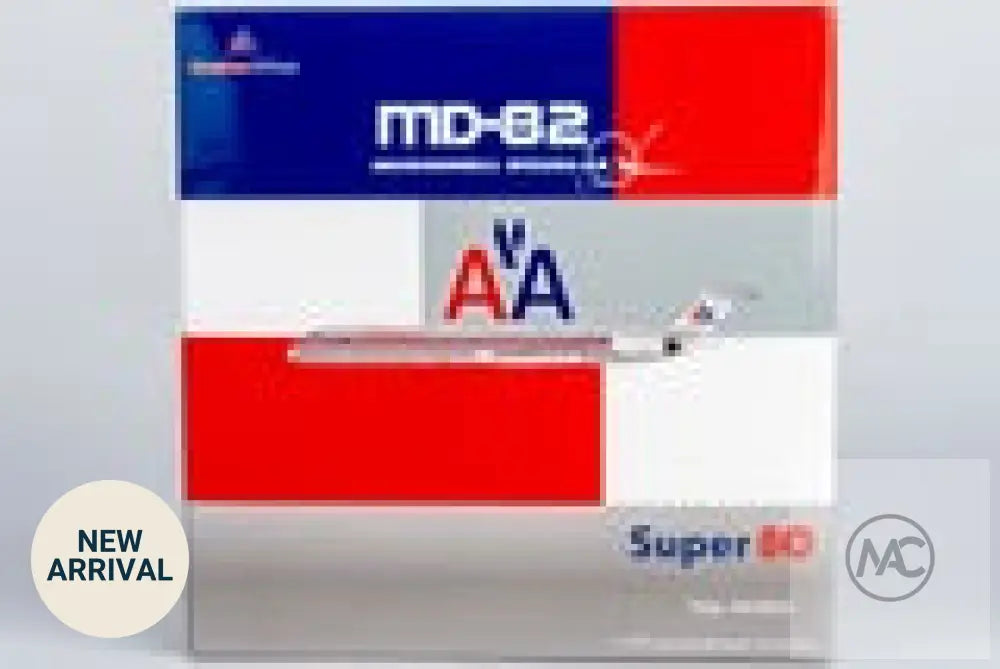 NG Models 1:400 American Airlines McDonnell Douglas MD-82 黑鼻頭 N236AA (NG83008)
