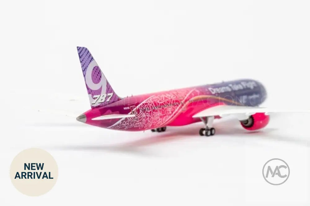 NG Models 1:400 Boeing 787-9 Dreamliner N1015B “Dreams Take Flight” Livery - 1:400 Scale Model