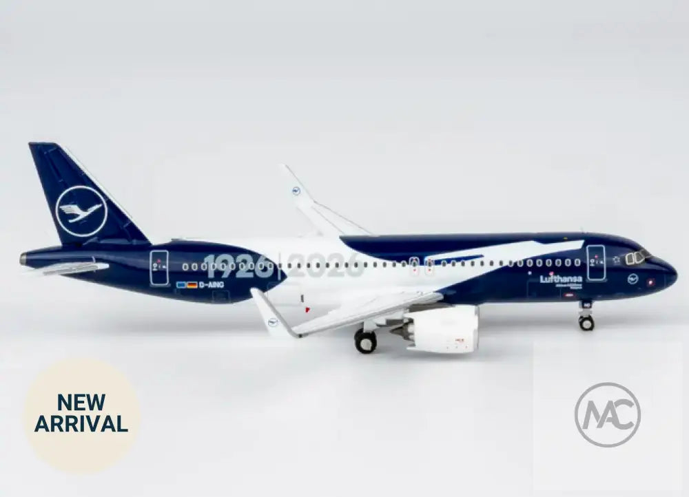 NG Models 1:400 漢莎航空 Airbus A320neo D-AING（百年紀念塗裝 · Ultimate 豪華版） - 飛機模型