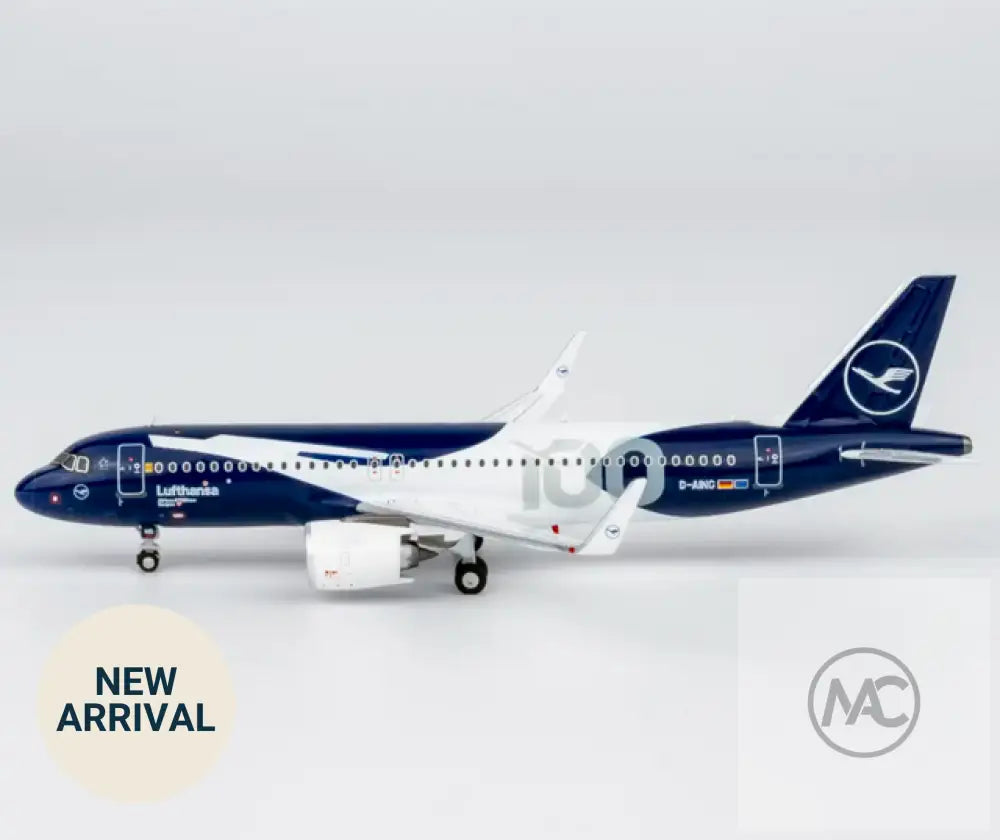 NG Models 1:400 漢莎航空 Airbus A320neo D-AING（百年紀念塗裝 · Ultimate 豪華版） - 飛機模型