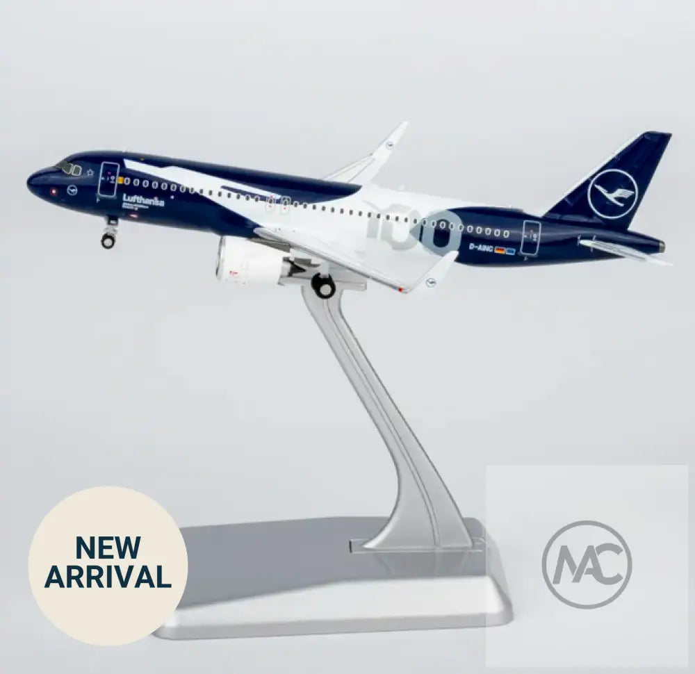NG Models 1:400 漢莎航空 Airbus A320neo D-AING（百年紀念塗裝 · Ultimate 豪華版） - 飛機模型