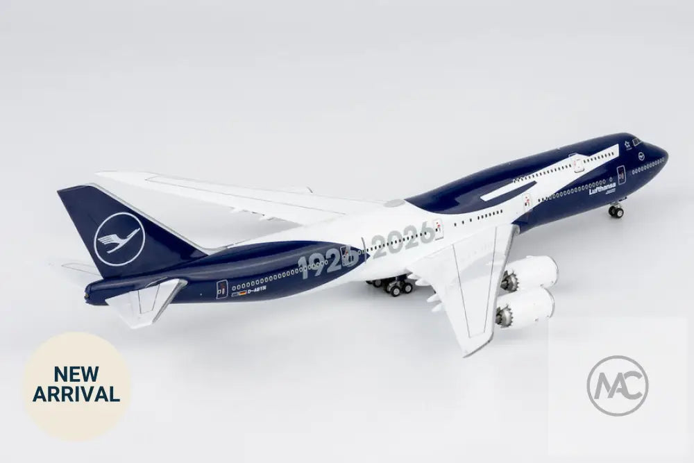 NG Models 1:400 漢莎航空 Boeing 747-8i 100週年紀念塗裝 D-ABYN (NG78046) - 1:400 Scale Model