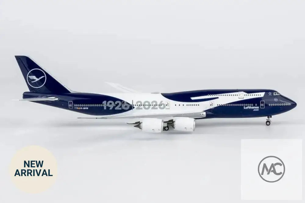 NG Models 1:400 漢莎航空 Boeing 747-8i 100週年紀念塗裝 D-ABYN (NG78046) - Man‘s Aviation Collectibles (HK)