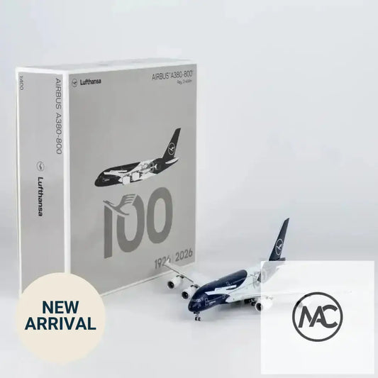 NG Models 1:400 漢莎航空 Lufthansa Airbus A380-800「100 週年紀念塗裝」D-AIMH｜NG38002 - Man‘s Aviation Collectibles (HK)