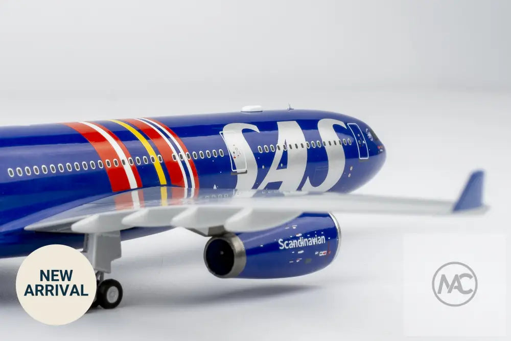 NG Models 1:400 斯堪的納維亞航空 SAS Airbus A330-300 LN-RKR（80週年紀念塗裝）