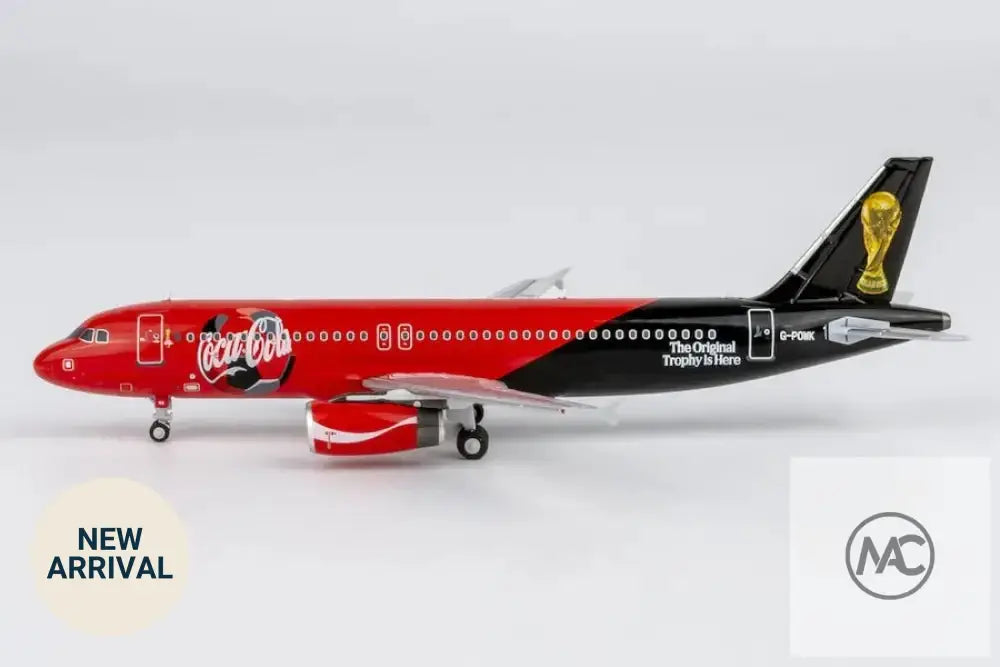NG Models 1:400 Titan Airways Airbus A320-200 Coca-Cola FIFA World Cup G-POWK (NG15070) - Man‘s Aviation Collectibles (HK)