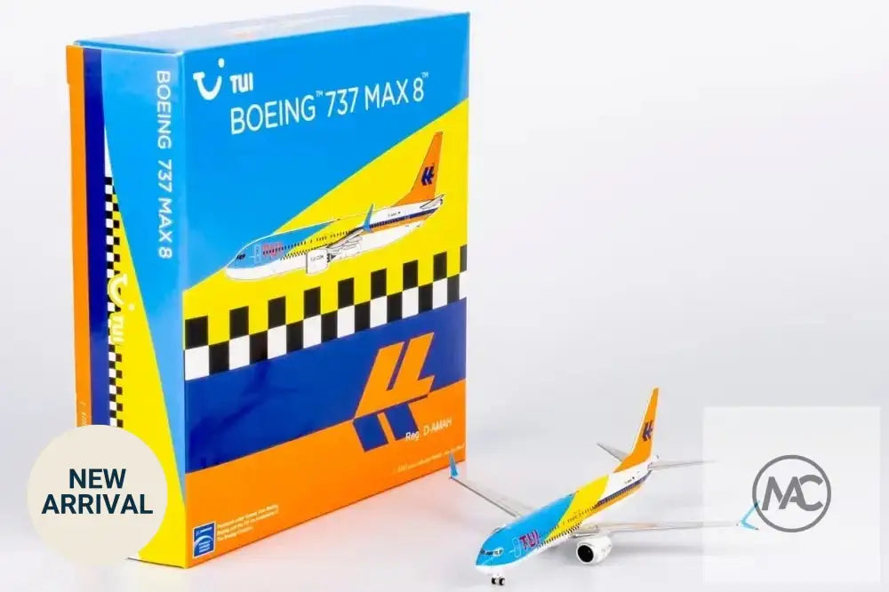NG Models 1:400 TUI fly Boeing 737 MAX 8 D-AMAH「Fuerteventura」TUI 50 週年彩繪 | TUI 50 Years Livery - Man‘s Aviation Collectibles (HK)