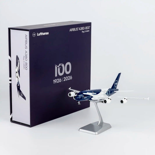NG Models 38001 漢莎航空 Lufthansa Airbus A380-800 100週年紀念塗裝 D-AIMH 1:400 合金模型 Ultimate（典藏版 / 豪華包裝）」規格。 - Man‘s Aviation Collectibles (HK)