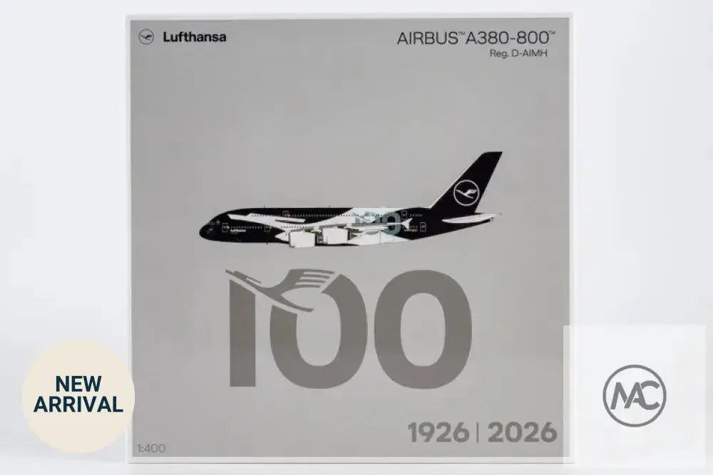 NG Models 38002 漢莎航空 Lufthansa Airbus A380-800 100週年紀念塗裝 D-AIMH 1:400 合金模型 - Man‘s Aviation Collectibles (HK)