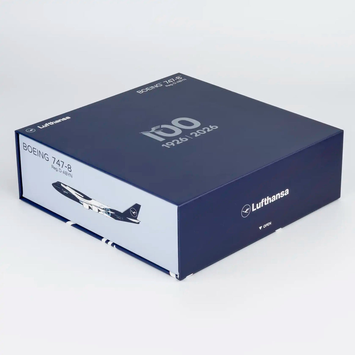 NG Models 漢莎 Boeing 747-8i 百年紀念 豪華版合金模型 1:400 D-ABYN - Man‘s Aviation Collectibles (HK)