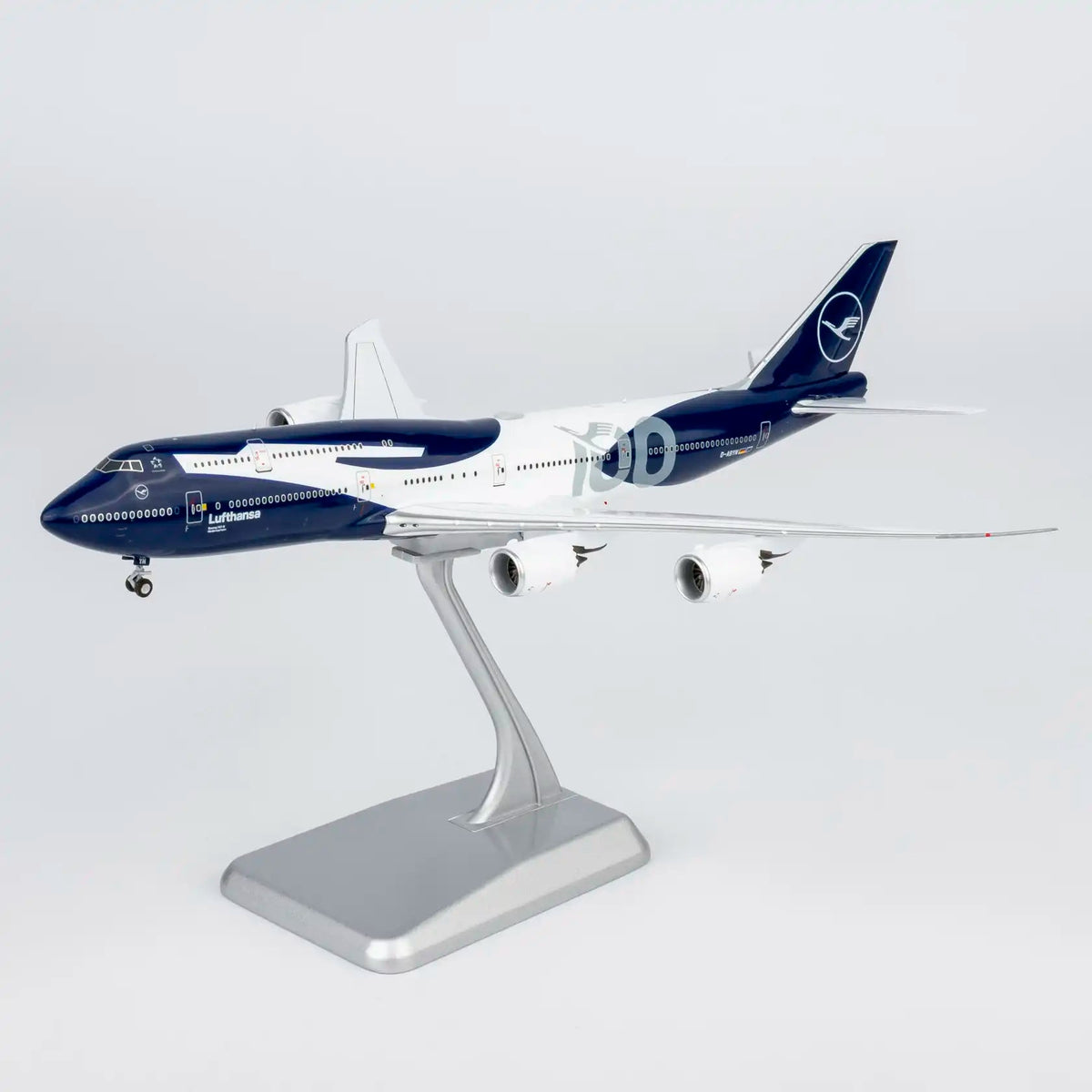 NG Models 漢莎 Boeing 747-8i 百年紀念 豪華版合金模型 1:400 D-ABYN - Man‘s Aviation Collectibles (HK)
