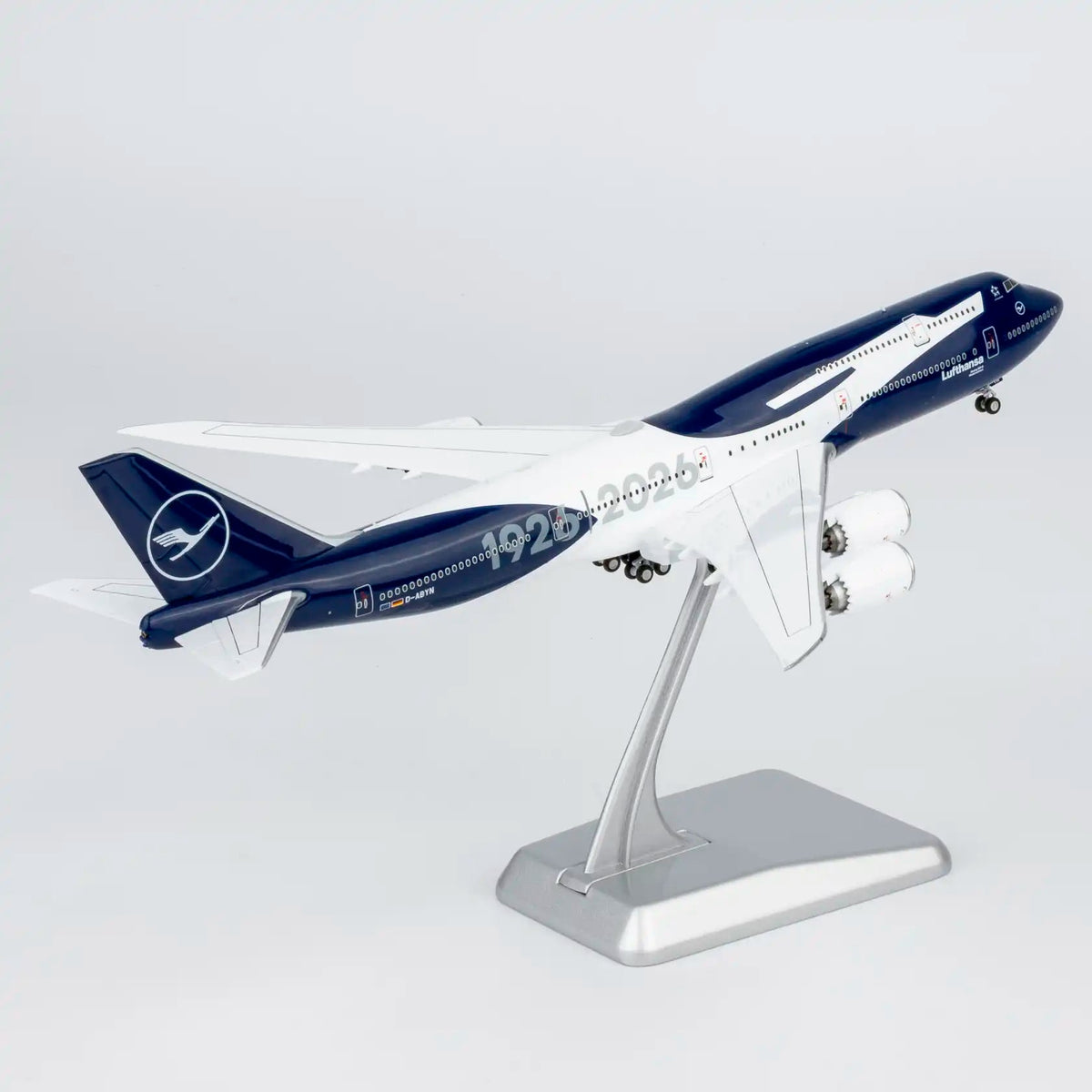 NG Models 漢莎 Boeing 747-8i 百年紀念 豪華版合金模型 1:400 D-ABYN - Man‘s Aviation Collectibles (HK)