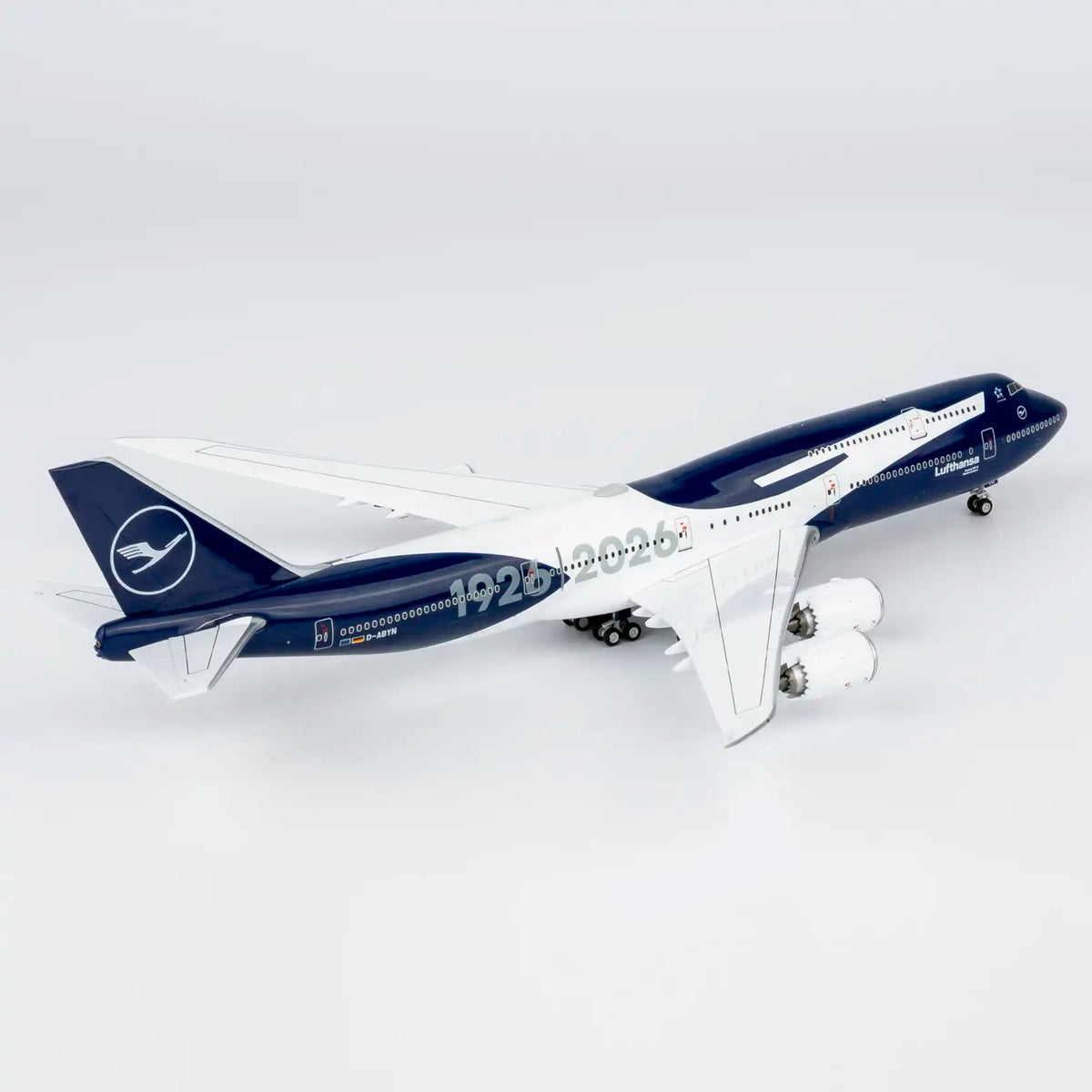 NG Models 漢莎 Boeing 747-8i 百年紀念 豪華版合金模型 1:400 D-ABYN - Man‘s Aviation Collectibles (HK)