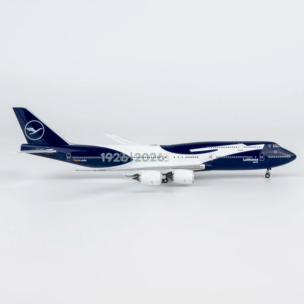 NG Models 漢莎 Boeing 747-8i 百年紀念 豪華版合金模型 1:400 D-ABYN - Man‘s Aviation Collectibles (HK)