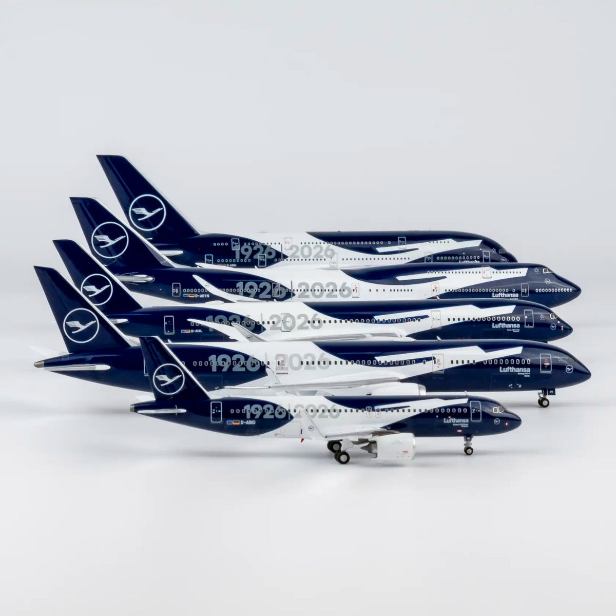 NG Models 漢莎 Boeing 747-8i 百年紀念 豪華版合金模型 1:400 D-ABYN - Man‘s Aviation Collectibles (HK)