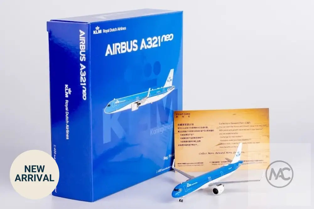 NG Models 荷蘭皇家航空 KLM「Koninginnepage / Swallowtail」Airbus A321neo PH-AXA 1:400 飛機模型 - 1:400 Scale Model