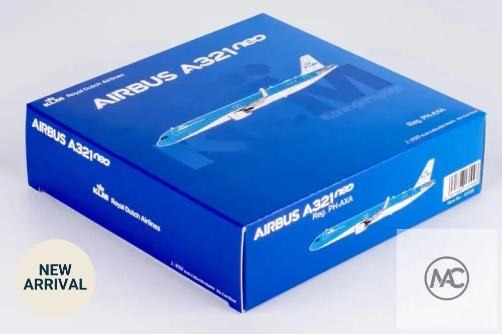 NG Models 荷蘭皇家航空 KLM「Koninginnepage / Swallowtail」Airbus A321neo PH-AXA 1:400 飛機模型 - Man‘s Aviation Collectibles (HK)