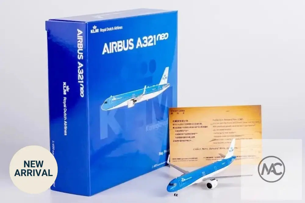 NG Models 荷蘭皇家航空 KLM「Koninginnepage / Swallowtail」Airbus A321neo PH-AXA 1:400 飛機模型 - Man‘s Aviation Collectibles (HK)