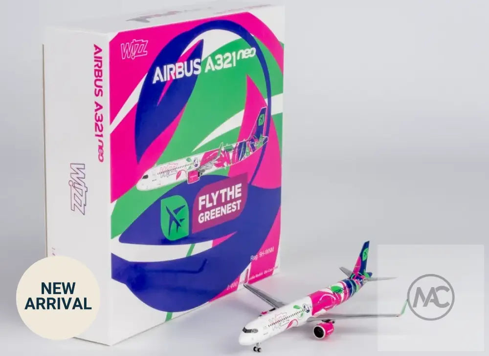 NG Models | NG13138 | 1:400 Airbus A321neo | Wizz Air Malta | 9H-WNM | Fly the Greenest