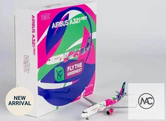 NG Models | NG13138 | 1:400 Airbus A321neo | Wizz Air Malta | 9H-WNM | Fly the Greenest - Man‘s Aviation Collectibles (HK)