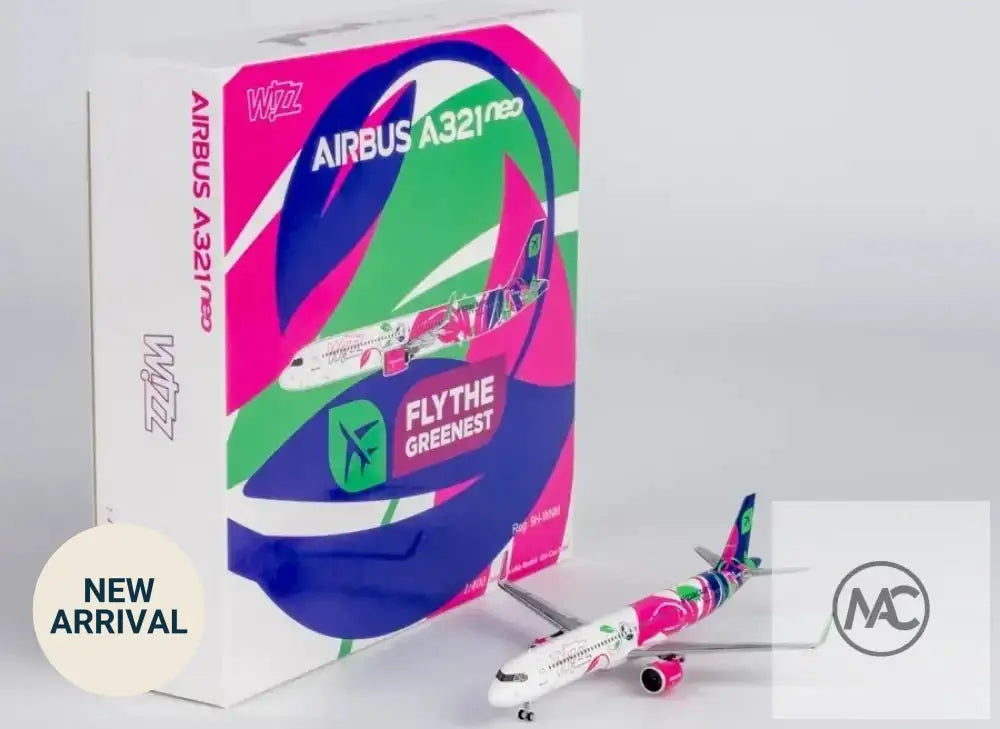 NG Models | NG13138 | 1:400 Airbus A321neo | Wizz Air Malta | 9H-WNM | Fly the Greenest - Man‘s Aviation Collectibles (HK)