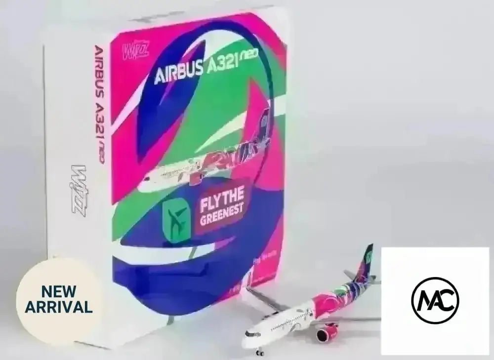 NG Models | NG13138 | 1:400 Airbus A321neo | Wizz Air Malta | 9H-WNM | Fly the Greenest - Man‘s Aviation Collectibles (HK)